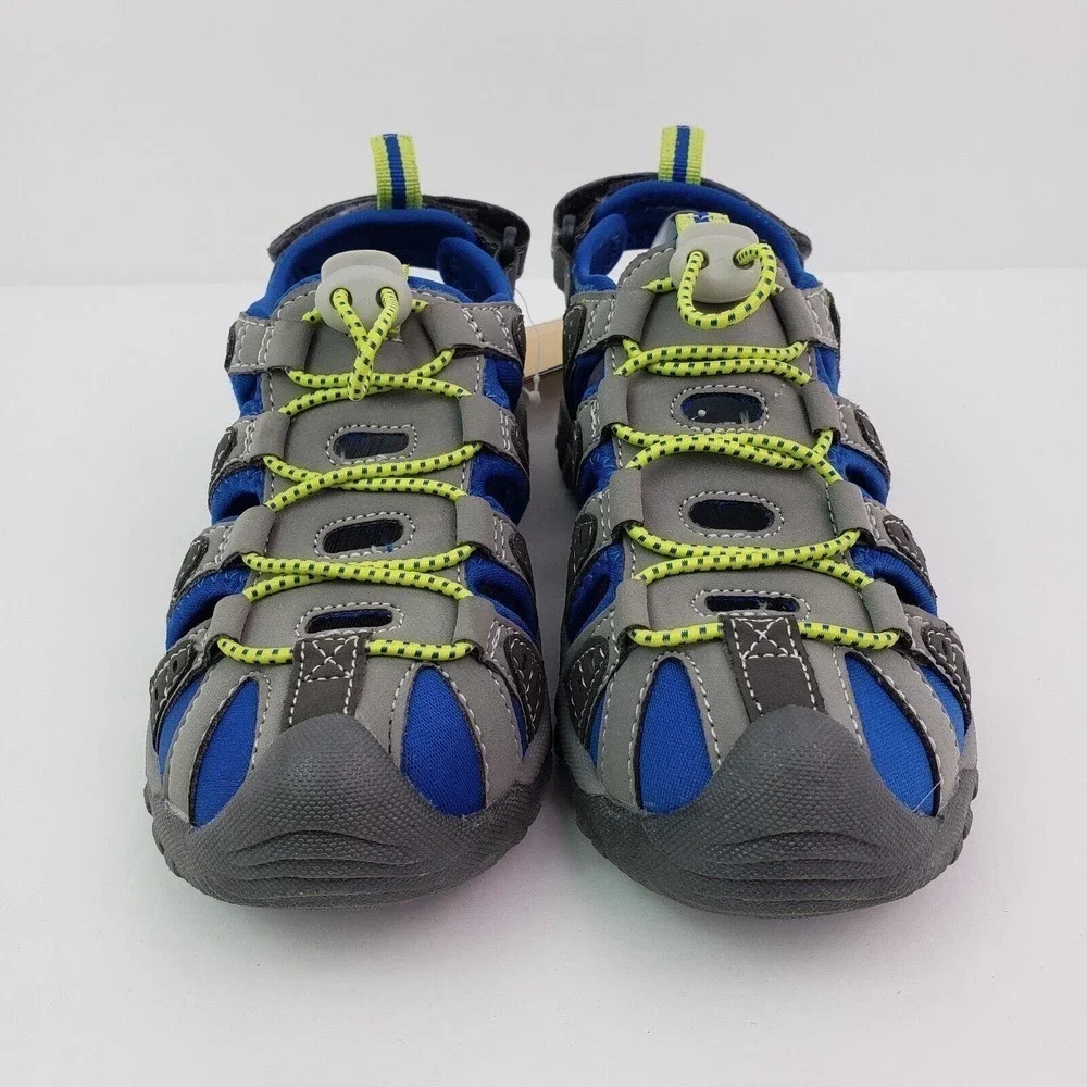 Hi-Tec Inspired By Life Shore CH's Boys Size 2Y Gray Blue Outdoors Sport Sandals